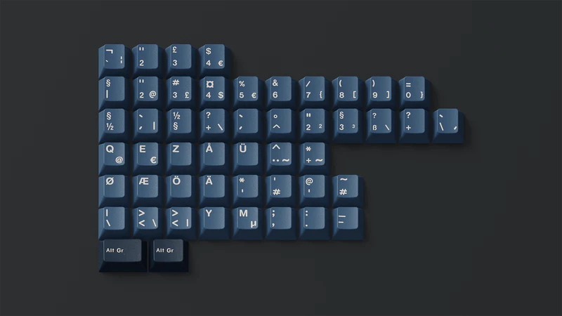 GMK Indigo - International Kit