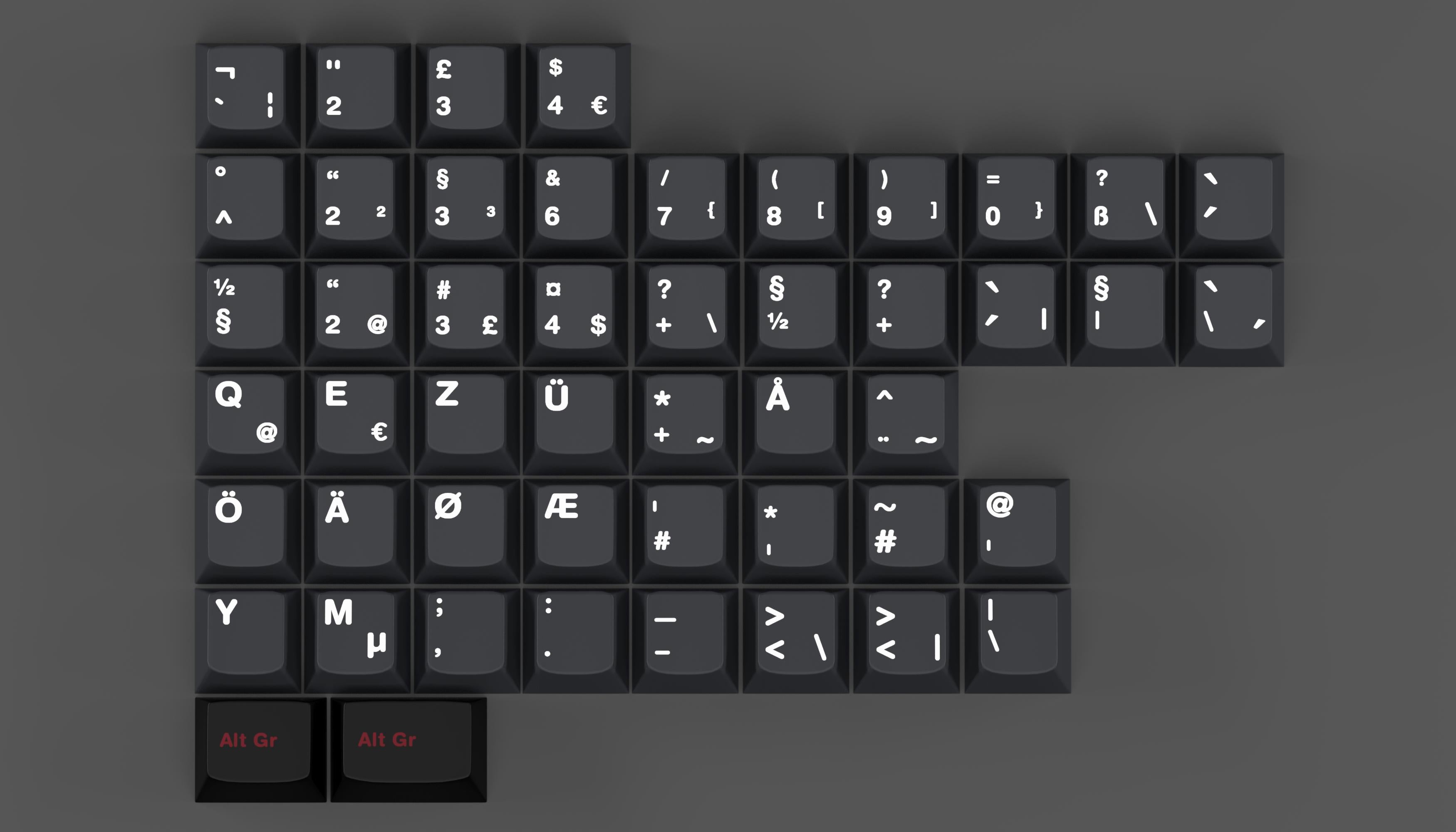 GMK Evil Dolch r1 - NorDeUK Kit